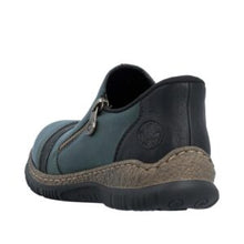 Load image into Gallery viewer, Rieker Sneaker "Autumn" teal green