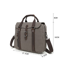 Load image into Gallery viewer, Davan 399 Purse Canvas Messenger Bag - Brown