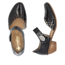 Load image into Gallery viewer, Rieker Shoe &quot;Louise&quot; black patent
