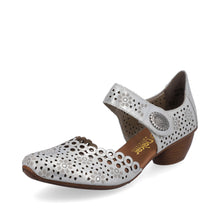 Load image into Gallery viewer, Rieker Shoe &quot;Louise&quot; silver
