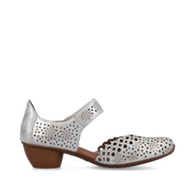 Load image into Gallery viewer, Rieker Shoe &quot;Louise&quot; silver
