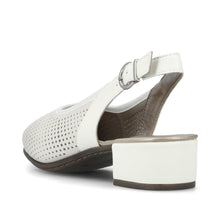 Load image into Gallery viewer, Rieker shoe &quot;Louisa&quot; sling back white
