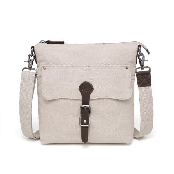 Davan Canvas Shoulder Bag 568 - Cream