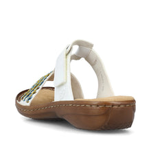 Load image into Gallery viewer, Rieker Sandal &quot;Annabelle&quot; beaded white
