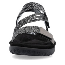 Load image into Gallery viewer, Rieker Sandal "Sadie" pewter
