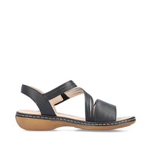 Load image into Gallery viewer, Rieker Sandal "Sandra" black
