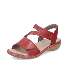 Load image into Gallery viewer, Rieker Sandal "Sandra" red
