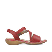 Load image into Gallery viewer, Rieker Sandal "Sandra" red
