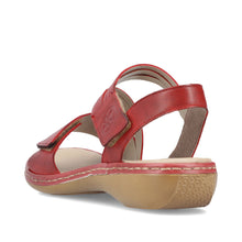 Load image into Gallery viewer, Rieker Sandal "Sandra" red
