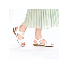 Load image into Gallery viewer, Rieker Sandal "Sandra" white
