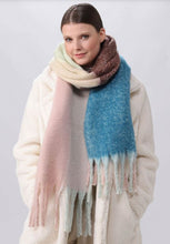 Load image into Gallery viewer, Winter Scarf &quot;Pastel Stripe&quot;
