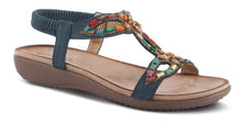 Load image into Gallery viewer, Patrizia Sandal &quot;Volcanic&quot; Navy
