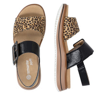 Load image into Gallery viewer, Remonte Sandal "Charlene" leopard
