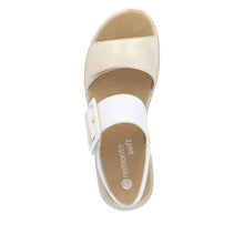 Load image into Gallery viewer, Remonte Sandal "Charlene" white gold
