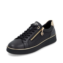 Load image into Gallery viewer, Remonte Sneaker &quot;Heide 2&quot; black/gold
