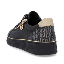 Load image into Gallery viewer, Remonte Sneaker &quot;Heide 2&quot; black/gold
