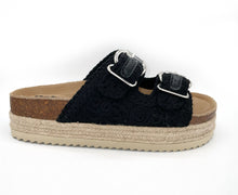 Load image into Gallery viewer, Refresh Sandal "Saffron" black
