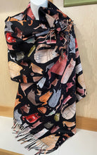 Load image into Gallery viewer, Winter Scarf "Catitude" 2 colours
