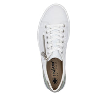 Load image into Gallery viewer, Rieker Sneaker &quot;Helen&quot; White &amp; pastel
