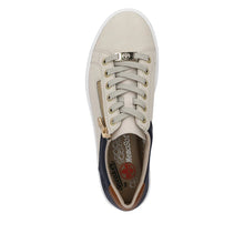 Load image into Gallery viewer, Rieker Sneaker &quot;Helen&quot; beige multi
