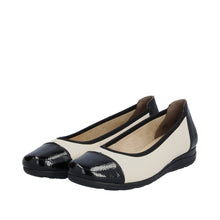 Load image into Gallery viewer, Rieker Shoe &quot;Maris&quot; black/ivory
