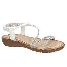 Load image into Gallery viewer, Evening Sandal "Paige" White
