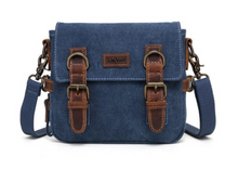 Load image into Gallery viewer, Davan Canvas Crossbody and Waist Bag 396, Blue
