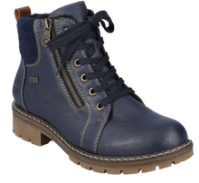 Load image into Gallery viewer, Rieker Boot Warm &quot;Nina&quot; navy
