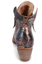 Load image into Gallery viewer, Django and Juliette Boot &quot;Jazzy&quot; blue floral
