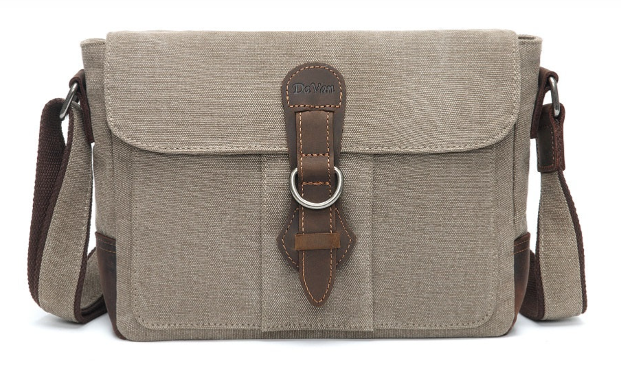 Davan 544 Purse Canvas Shoulder Bag -  Brown