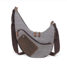 Load image into Gallery viewer, Davan 601 Purse Bag Canvas Multifunctional Sling - Charcoal
