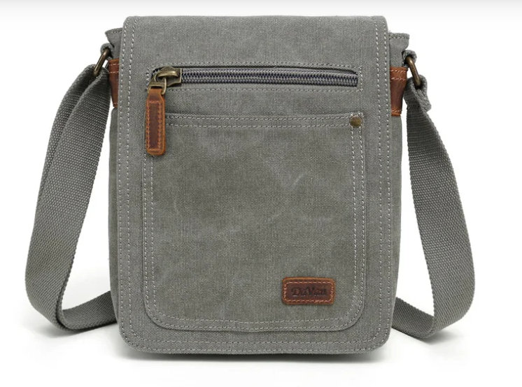 Davan 8572 Purse Canvas Shoulder/Cross  - Green
