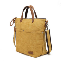Load image into Gallery viewer, Davan 566 Purse Tote Cotton Linen - Yellow

