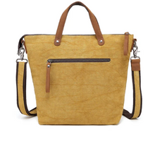 Load image into Gallery viewer, Davan 566 Purse Tote Cotton Linen - Yellow
