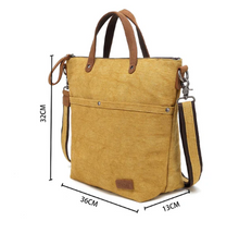 Load image into Gallery viewer, Davan 566 Purse Tote Cotton Linen - Yellow

