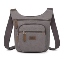 Load image into Gallery viewer, Davan 014 Purse Canvas Shoulder/Cross Bag - Grey
