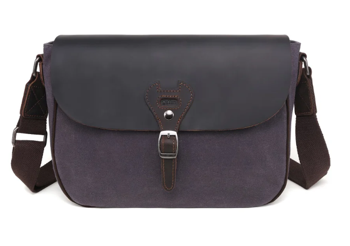 Davan 578W Purse Waxed Canvas Bag - Grey