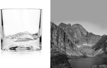 Load image into Gallery viewer, Rocky Mountains Crystal Whiskey Glasses set of 2

