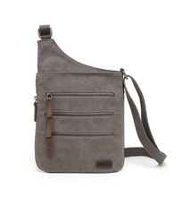 Load image into Gallery viewer, Davan Purse 550 Shoulder/Cross Body Canvas Bag - Brown

