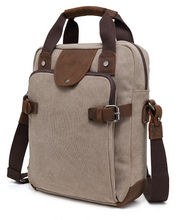 Load image into Gallery viewer, Davan Canvas Messenger Bag 205- Brown
