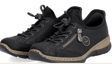 Load image into Gallery viewer, Rieker Sneaker " Meadow 2" Black

