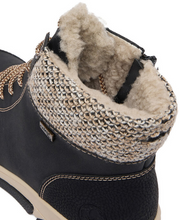 Load image into Gallery viewer, Rieker Boot Warm "Annika" Black
