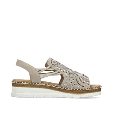 Load image into Gallery viewer, Rieker Sandal "Gabi" sand
