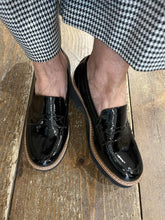 Load image into Gallery viewer, Alberto Loafer &quot;Pamela&quot; black patent
