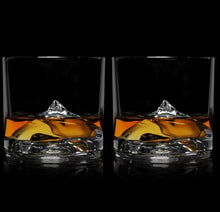 Load image into Gallery viewer, Mount Everest Crystal Whiskey Glasses set of 2
