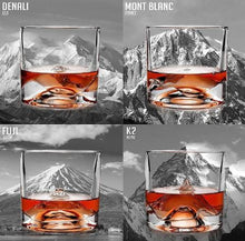 Load image into Gallery viewer, The Peaks Crystal Whiskey Glass Set of 4
