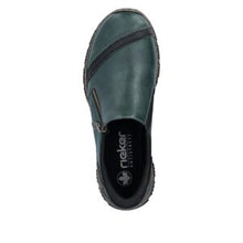 Load image into Gallery viewer, Rieker Sneaker "Autumn" teal green
