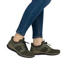 Load image into Gallery viewer, Rieker Sneaker &quot;Emmie 2&quot; olive
