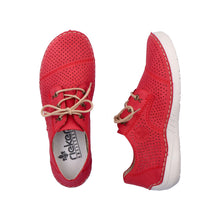 Load image into Gallery viewer, Rieker Sneaker &quot;Lacey&quot; Red
