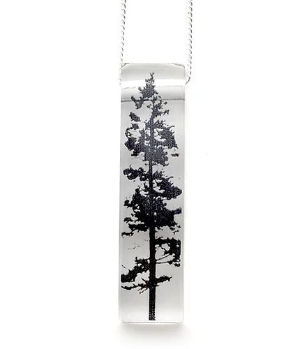 Black Drop Designs - Skinny Forest Pendant by Black Drop Designs